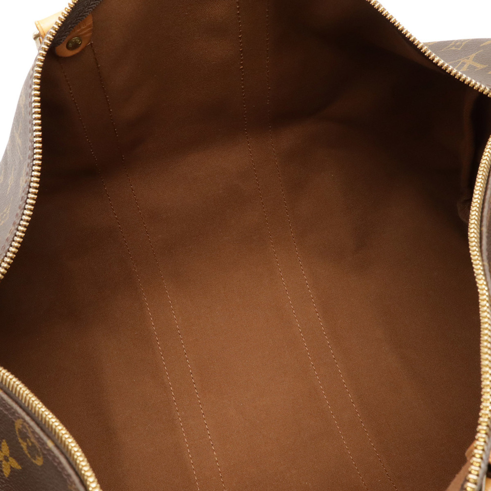 LOUIS VUITTON Brown Monogram Keepall 45 Boston Bag - Picture 9 of 10